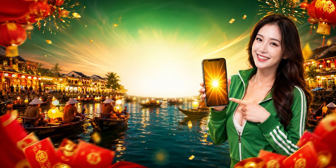 Đèn lồng Hội An và phong bao đỏ gợi ý đọc kỹ điều kiện ưu đãi